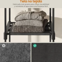Armario Liora Homcom 8 estantes 185x43x182 cm