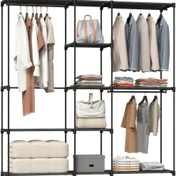 Armario Liora Homcom 8 estantes 185x43x182 cm
