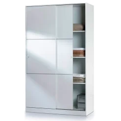 Armario Max 2 puertas correderas blanco 200x120x50 cm