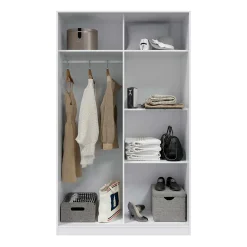 Armario Max 2 puertas correderas blanco 200x120x50 cm