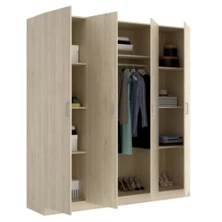 Armario Maxi 4 puertas abatibles 215x200,8x52 cm