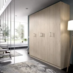 Armario Maxi 4 puertas abatibles 215x200,8x52 cm