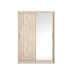 Armario Mijas 2 puertas correderas con espejo 215,5x150x58,9 cm