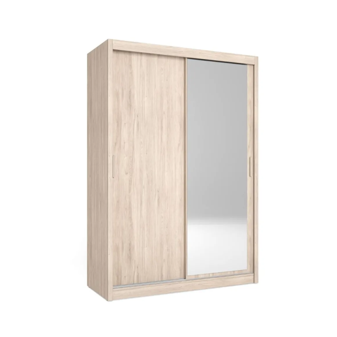 Armario Mijas 2 puertas correderas con espejo 215,5x150x58,9 cm