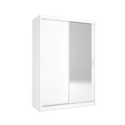 Armario Mijas 2 puertas correderas con espejo 215,5x150x58,9 cm
