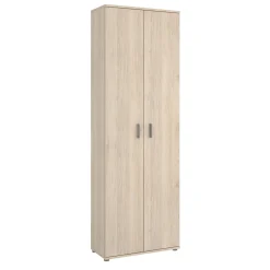 Armario multiusos Fit 2 puertas 6 estantes natural 190,2x60,9x35,3 cm