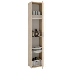 Armario multiusos Fit 1 puerta natural 190,2x38,8x35,3 cm