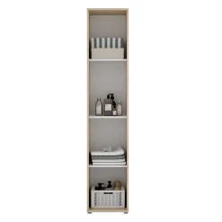 Armario multiusos Fit 1 puerta natural 190,2x38,8x35,3 cm