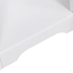 Armario para baño con estantes blanco 160x40x38 cm