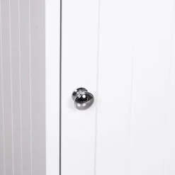 Armario para baño con estantes blanco 160x40x38 cm