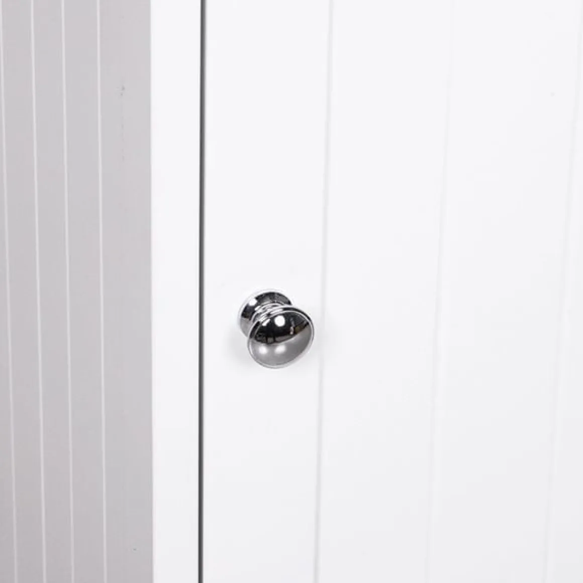 Armario para baño con estantes blanco 160x40x38 cm