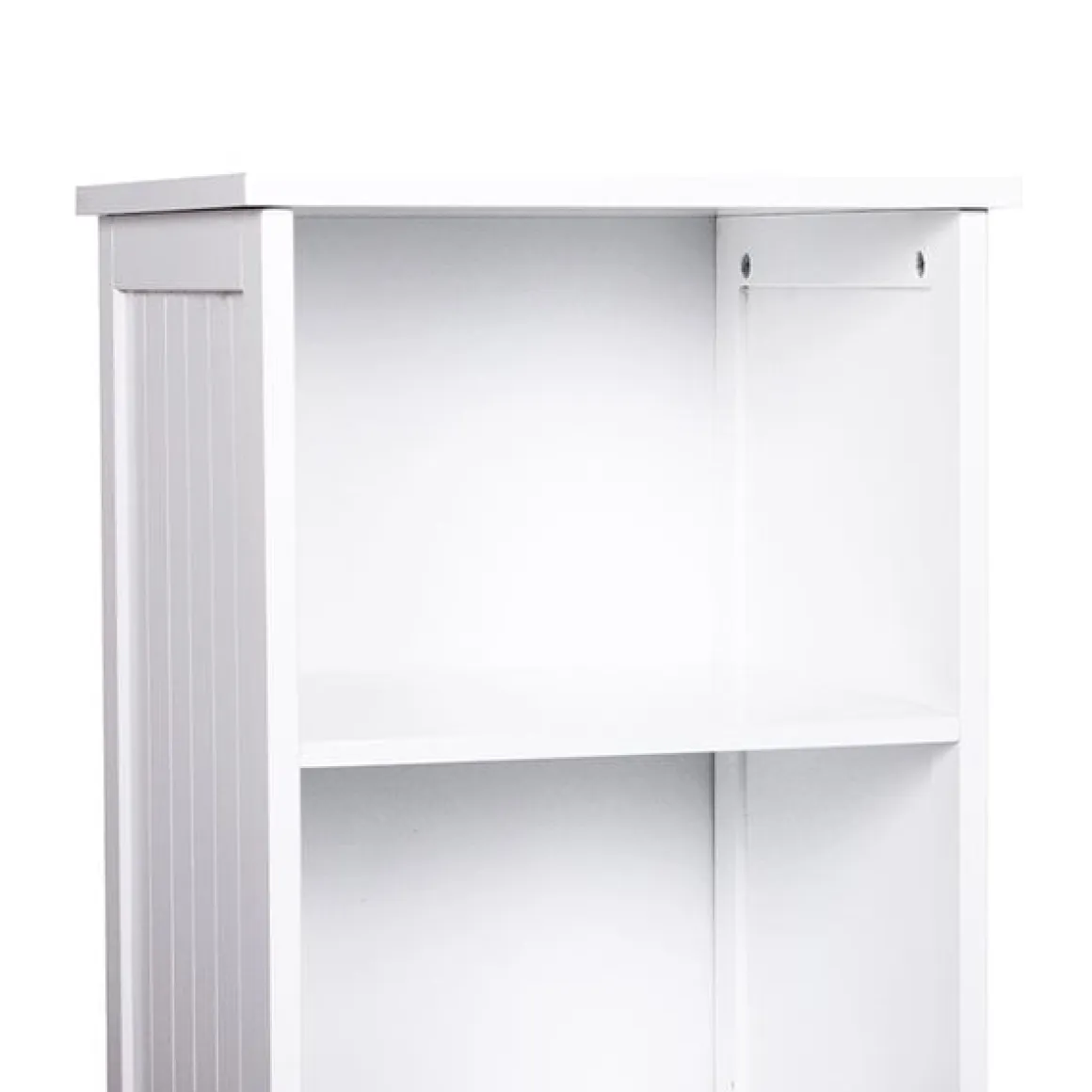 Armario para baño con estantes blanco 160x40x38 cm
