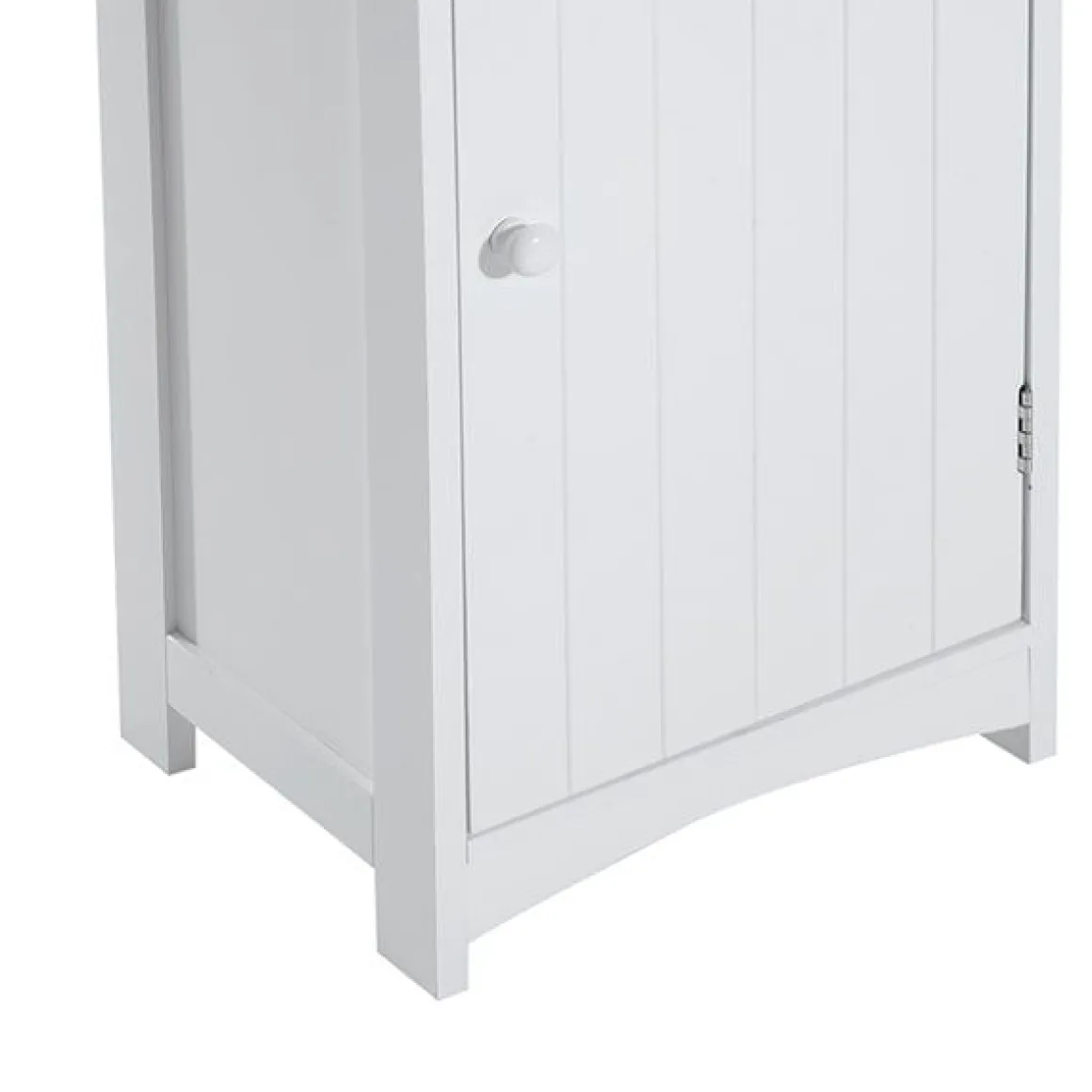 Armario para baño con estantes blanco 170x34x24 cm