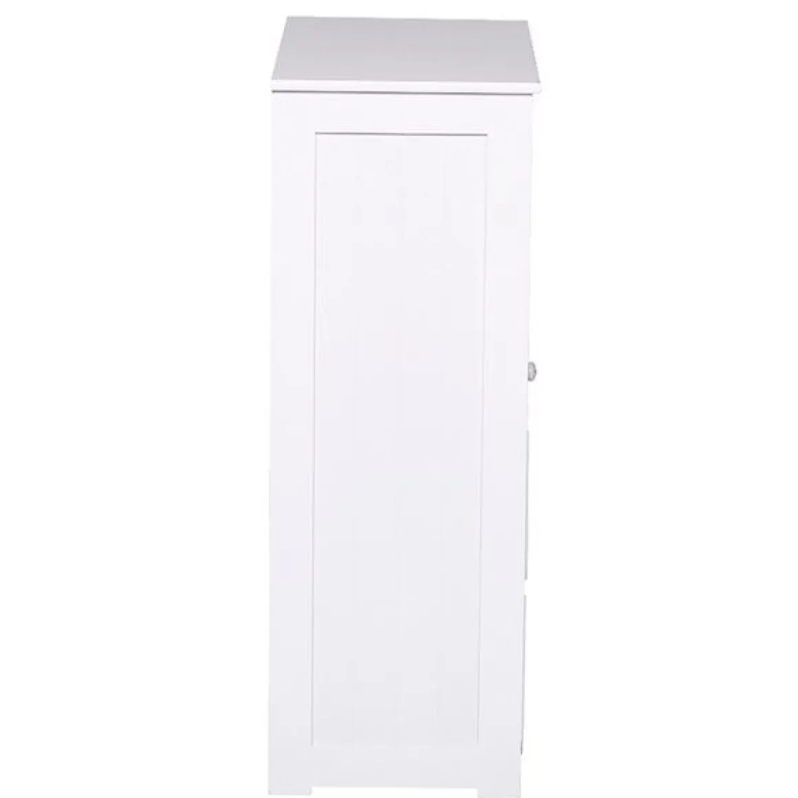 Armario para baño multifuncional madera blanco 83x56x30 cm