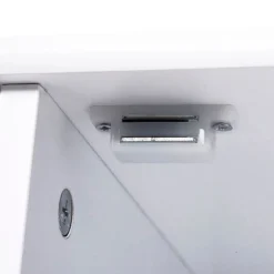 Armario para baño multifuncional madera blanco 83x56x30 cm