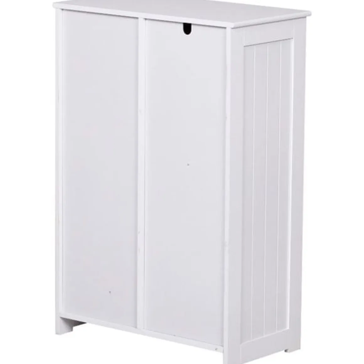 Armario para baño multifuncional madera blanco 83x56x30 cm