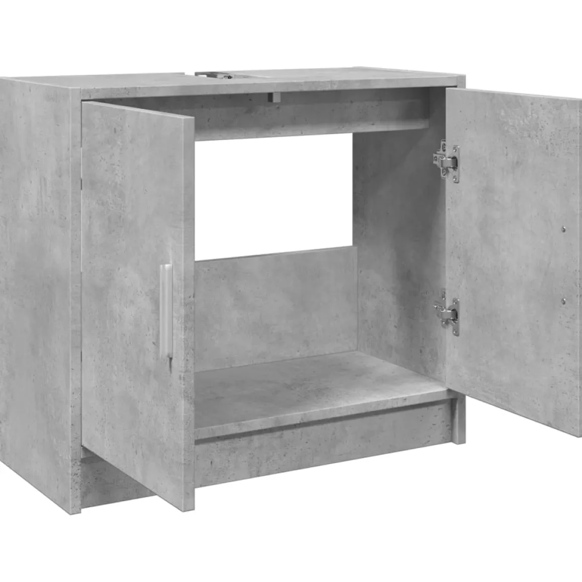 Armario para lavabo Duende 2 puertas blanco 55x63x29 cm
