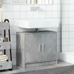 Armario para lavabo Duende 2 puertas blanco 55x63x29 cm