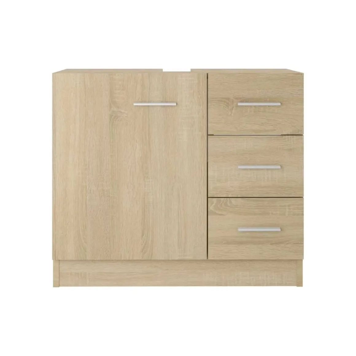 Armario para lavabo Kemba 1 armario + 3 cajones 54x63x30 cm