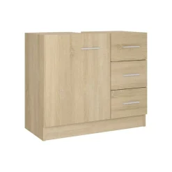 Armario para lavabo Kemba 1 armario + 3 cajones 54x63x30 cm