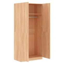 Armario Príncipe 2 puertas diseño minimalista 90x200x52 cm