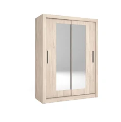 Armario Sava 2 puertas correderas con espejo 201x182x58,7 cm