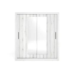 Armario Sava 2 puertas correderas con espejo 201x182x58,7 cm