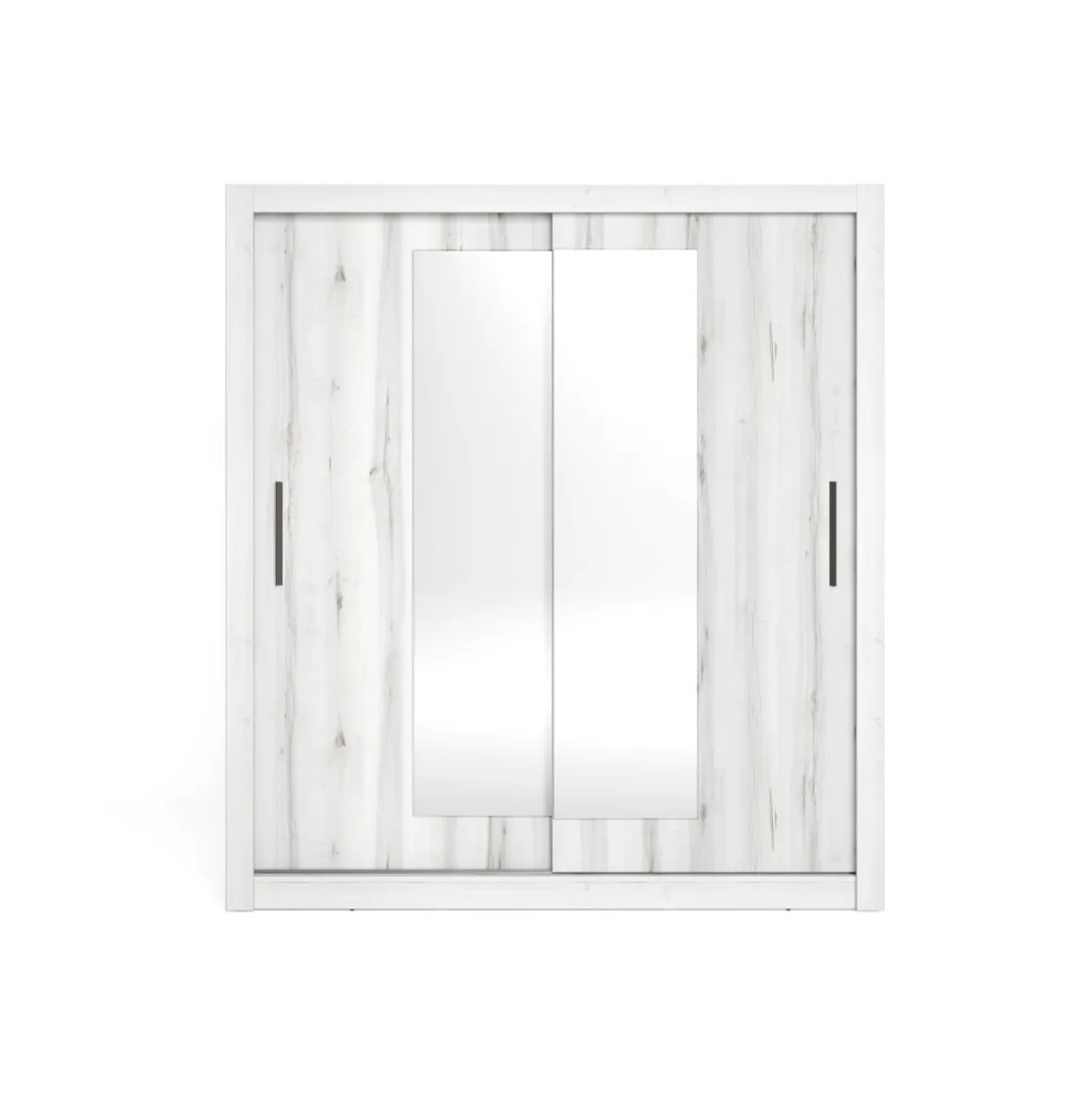 Armario Sava 2 puertas correderas con espejo 201x182x58,7 cm