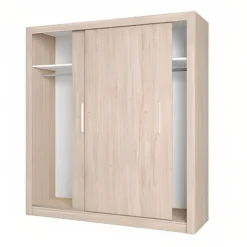 Armario Sava 2 puertas correderas 201x182x58,7 cm