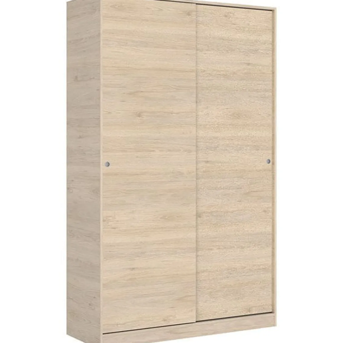 Armario Slide 2 puertas correderas natural 204x120x50 cm