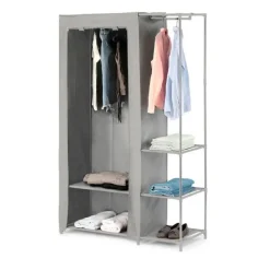 Armario TNT Confortime desmontable gris 172x105x43 cm