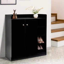 Armario zapatero madera 83x30x90 cm