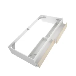 Aro de cama Lago con 2 cajones 40x195x96 cm