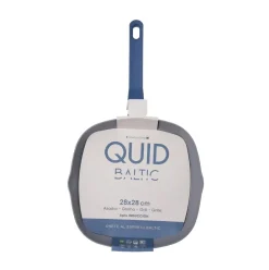 Asador Baltic Quid aluminio estampado gris/azul 39x28 cm