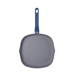 Asador Baltic Quid aluminio estampado gris/azul 39x28 cm