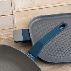 Asador Baltic Quid aluminio forjado gris 28x39 cm