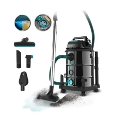 Aspirador Cecotec Conga Rockstar Wet&Dry Steel Pro Tool 1600W 30L negro