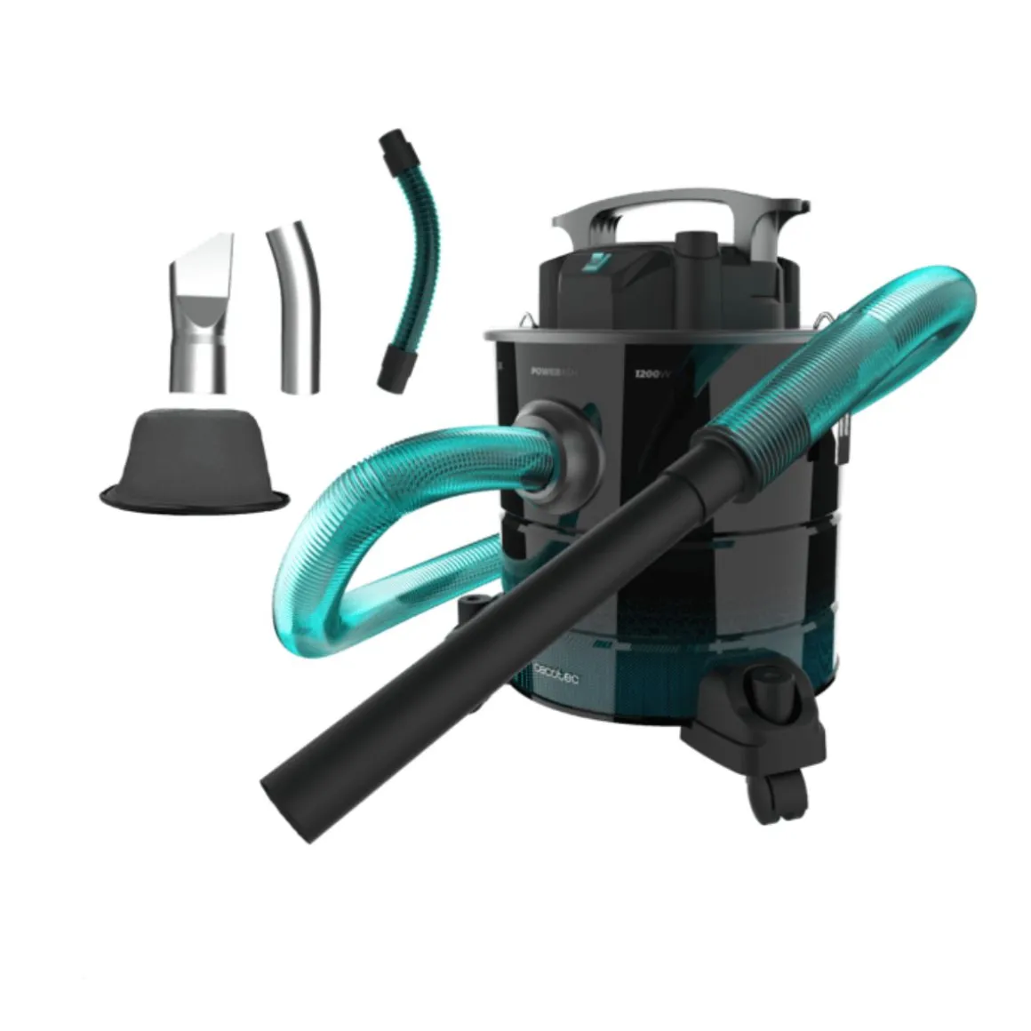 Aspirador de cenizas Cecotec Conga Ash 5000 Free 1200W 20L 18kPa acero inox