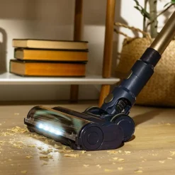 Aspirador de escoba Cecotec Conga Rockstar RS70 Pet Flex 500W tubo flexible azul/dorado
