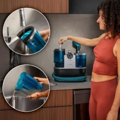 Aspirador de tapicerías Cecotec Conga 7000 Carpet&Spot Clean Steam XXL 1700W 2 depósitos gris/azul