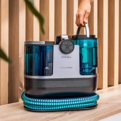 Aspirador de tapicerías Cecotec Conga 7000 Carpet&Spot Clean Steam XXL 1700W 2 depósitos gris/azul