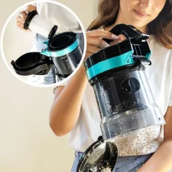 Aspirador de trineo Cecotec Conga Rockstar Cyclonic Plus 800W sin bolsa 2L negro/azul
