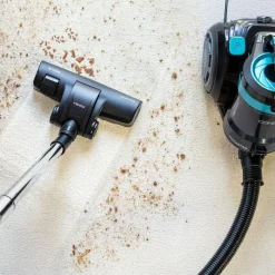 Aspirador de trineo Cecotec Conga Rockstar Cyclonic Plus 800W sin bolsa 2L negro/azul