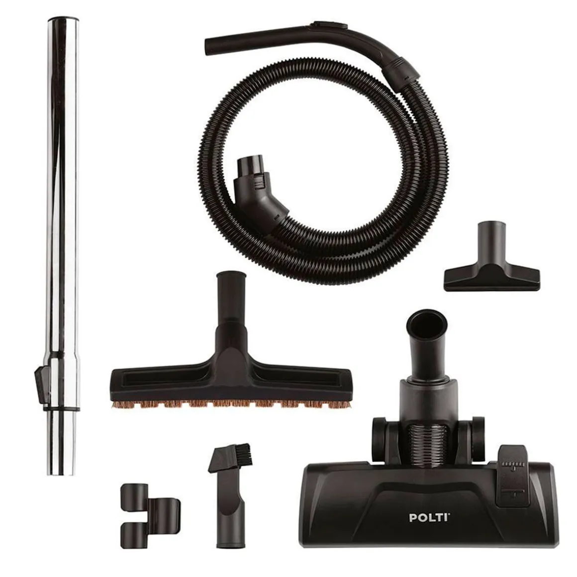 Aspirador de trineo Polti Forzaspira C115 Plus 800W 2L con accesorios negro