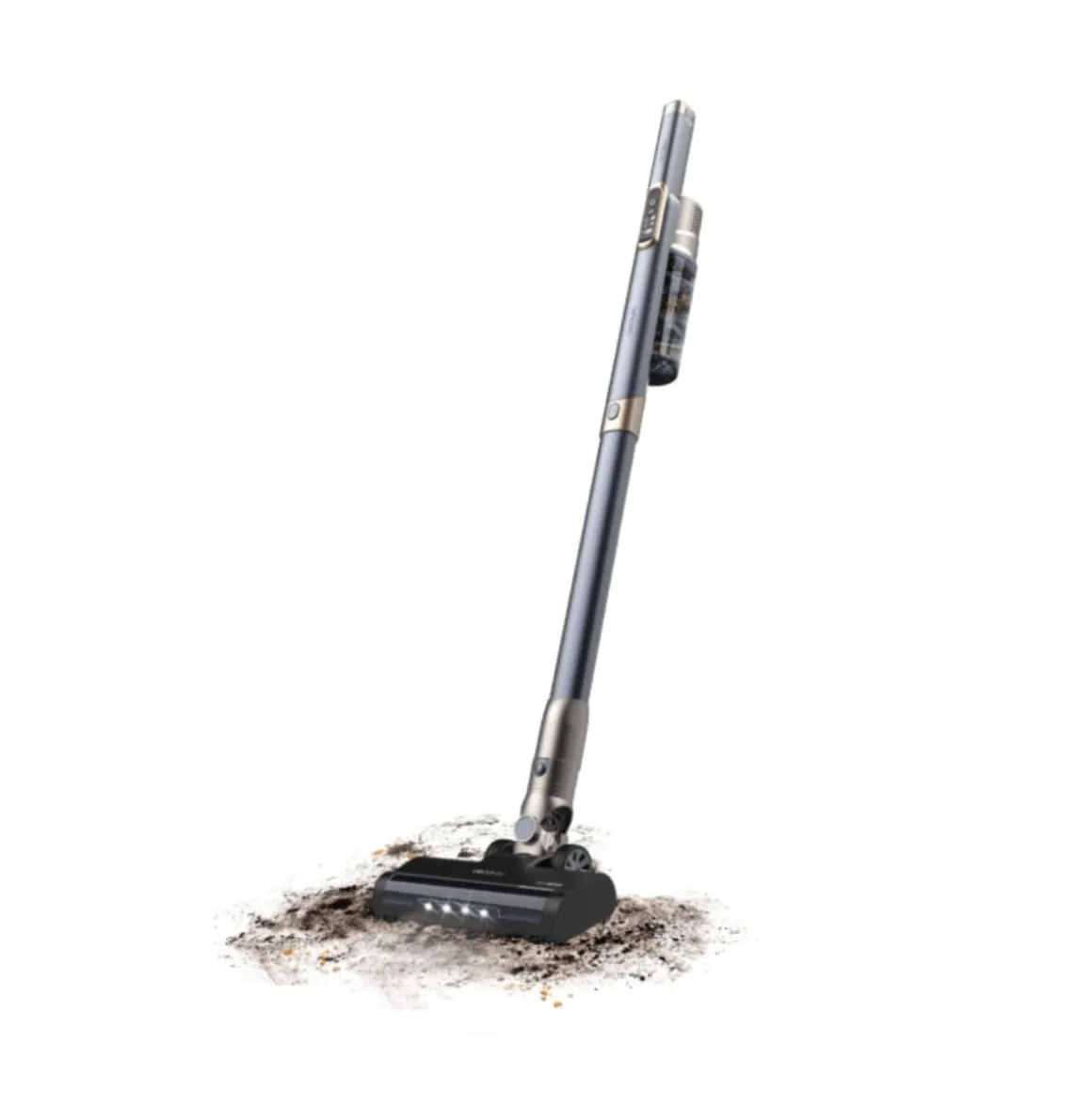 Aspirador escoba Cecotec Scoba 2100 Station 210W inalámbrica + base autovaciado gris