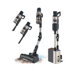 Aspirador vertical Cecotec Conga Rockstar 5500 Hurricane Station Flex 700W base de autovaciado negro
