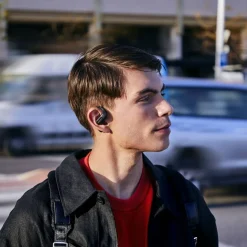 Auriculares inalámbricos Energy Sistem OpenWave Bluetooth 5.3 estuche de carga negro