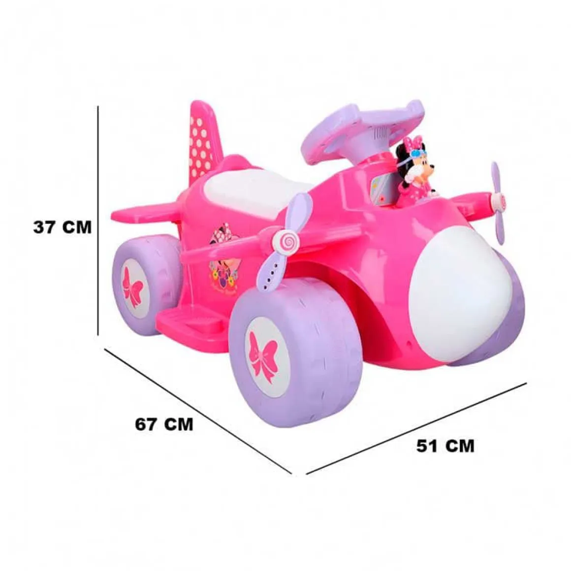 Avión correpasillos Kiddieland 6V +18M 37x51x67 cm