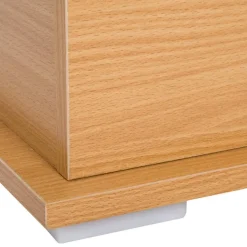 Baúl Homcom madera natural 40x100x40 cm