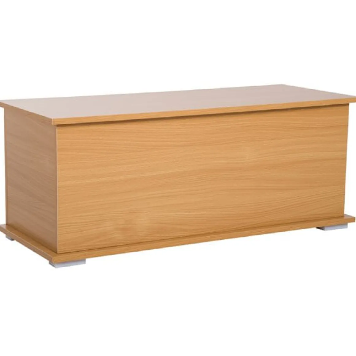 Baúl Homcom madera natural 40x100x40 cm